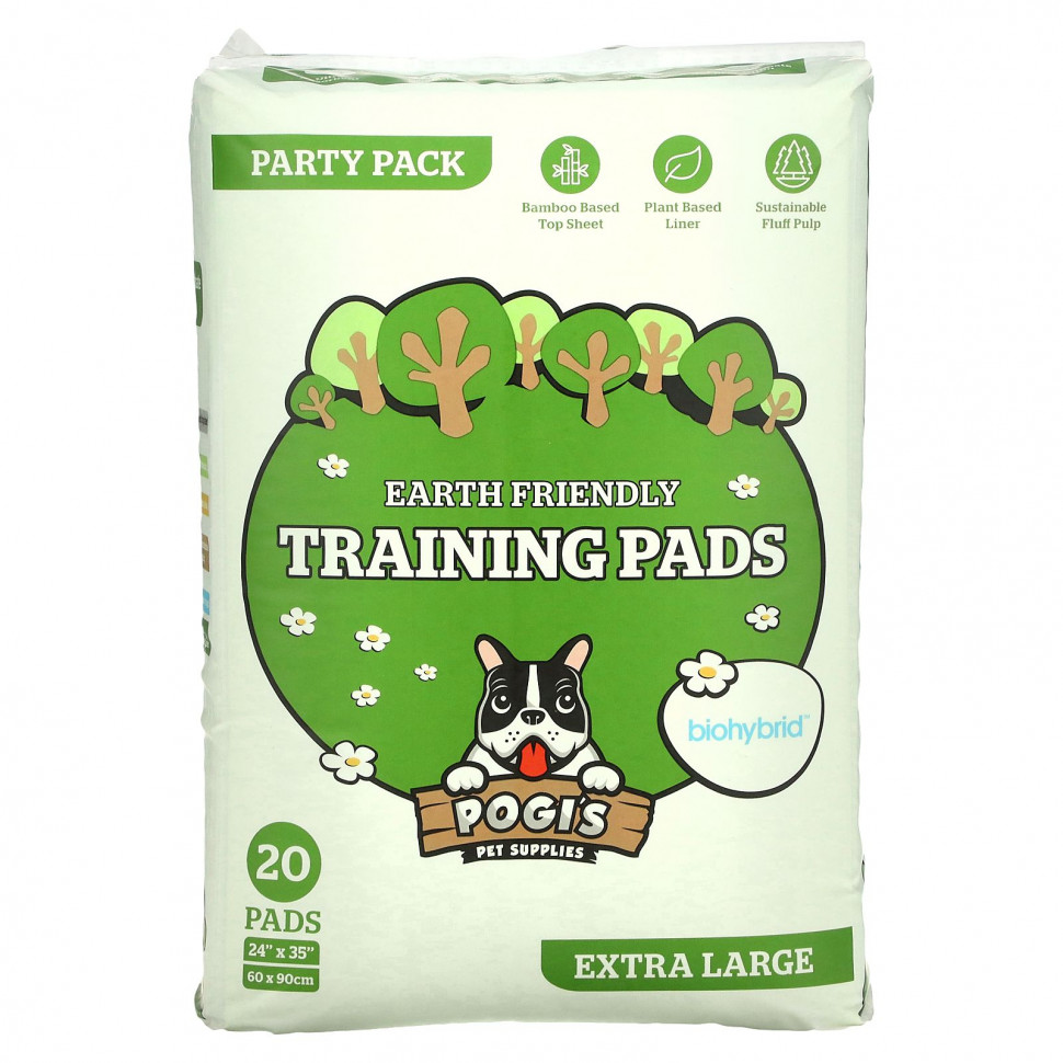  Pogi's Pet Supplies, Earth Friendly Training Pads,  , 20   IHerb ()