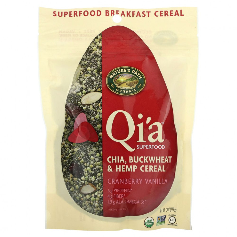   Nature's Path, Qi'a Superfood, ,   ,   , 225  (7,9 )   -     , -,   