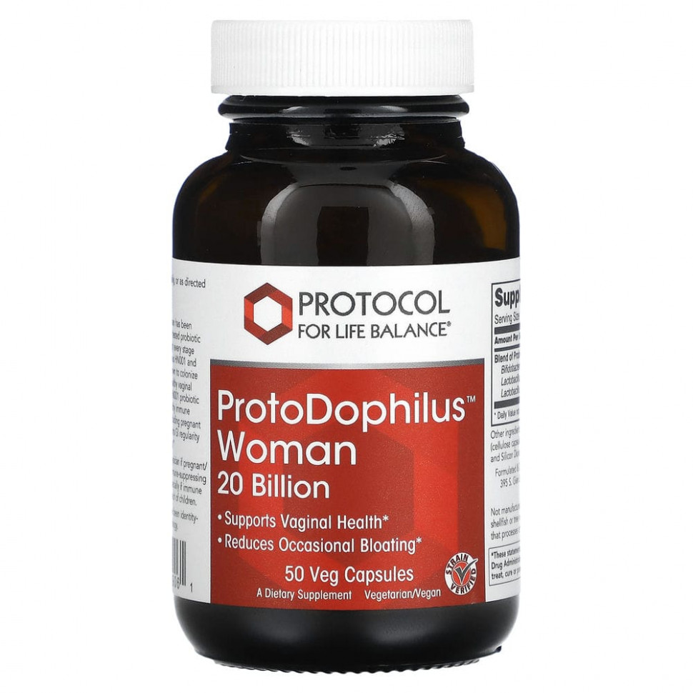  Protocol for Life Balance, ProtoDophilus Woman, 20 , 50    IHerb ()