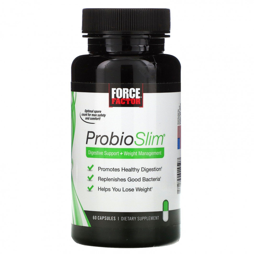   Force Factor, ProbioSlim,       , 60    -     , -  