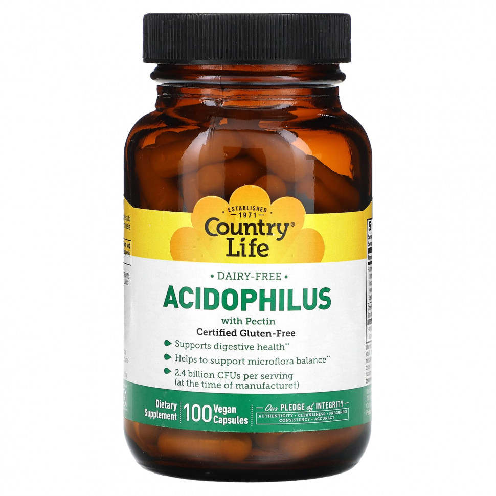   Country Life, Acidophilus  , 100     -     , -  