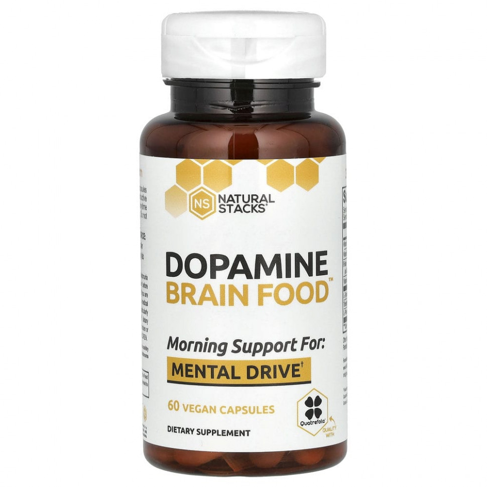   Natural Stacks, Dopamine Brain Food, 60     -     , -  