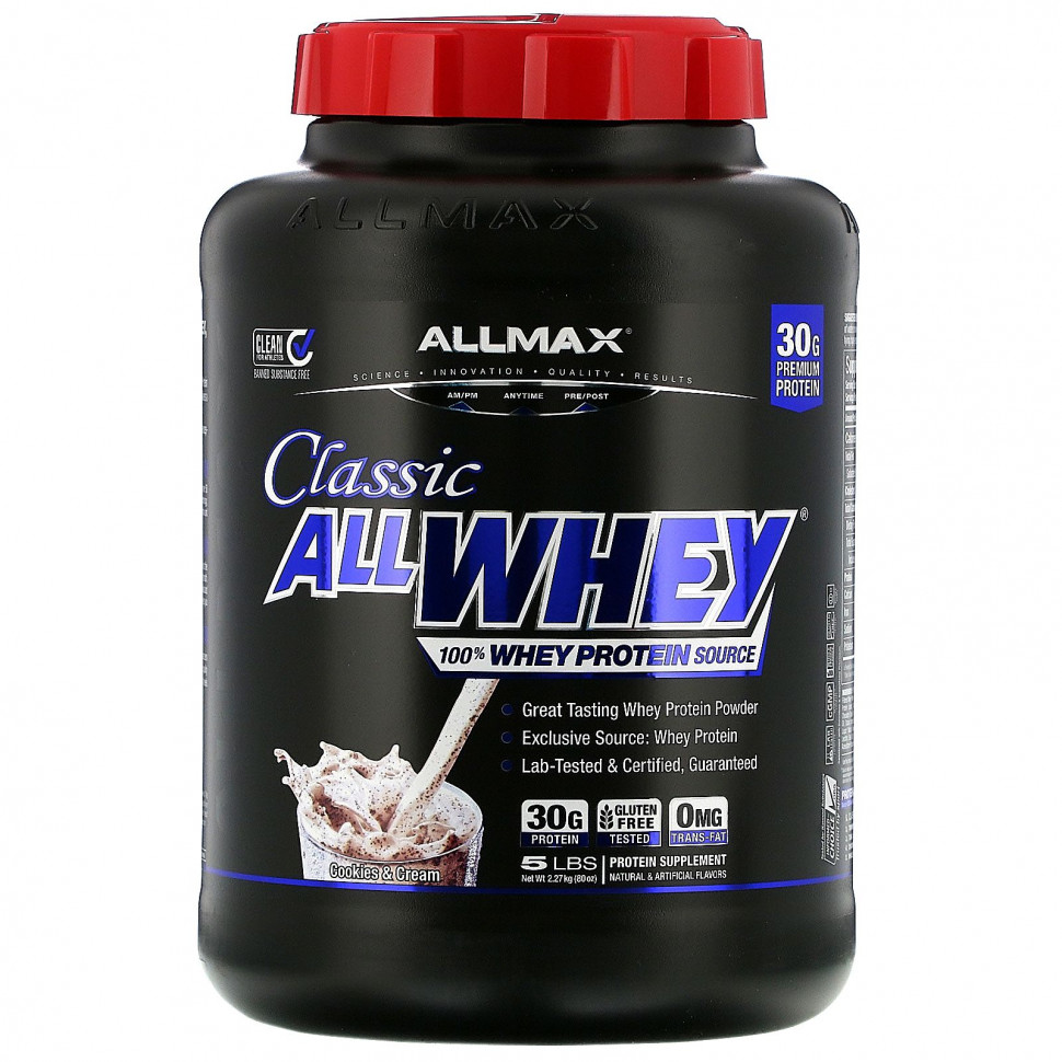   ALLMAX Nutrition, AllWhey Classic, 100%  ,   , 5  (2,27 )   -     , -  