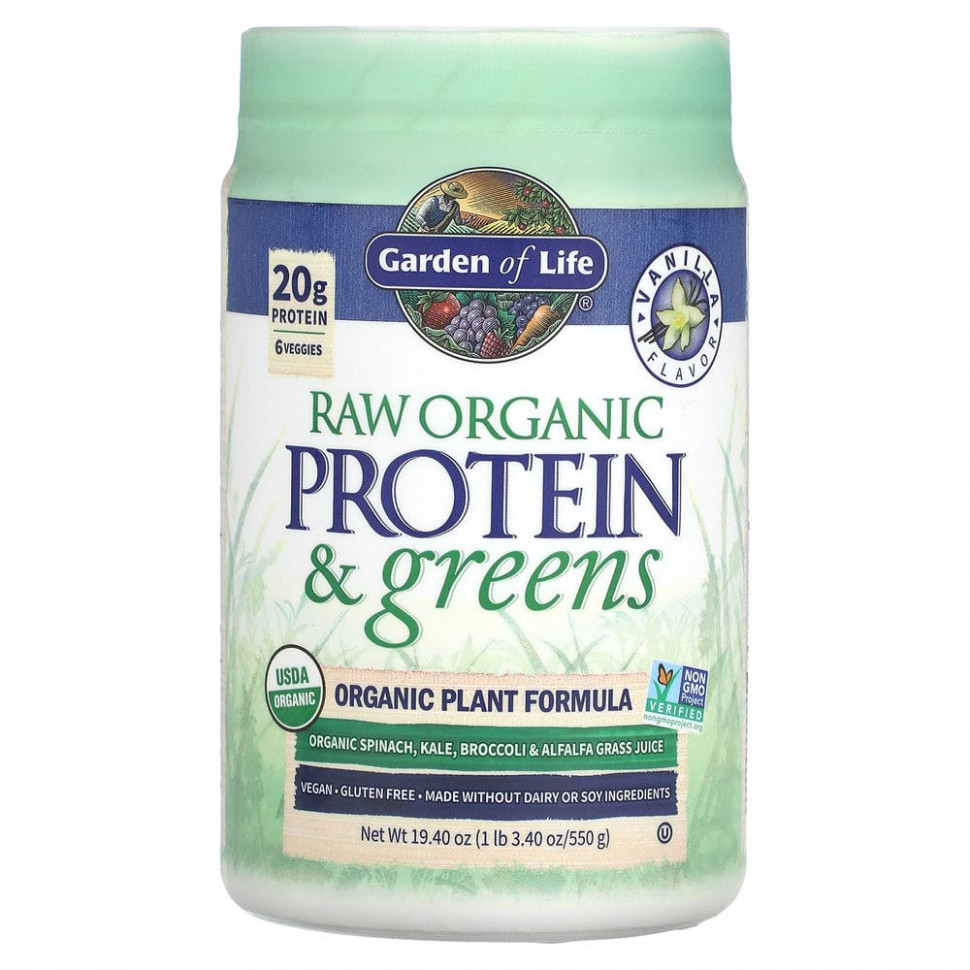   Garden of Life, RAW Protein & Greens,    , , 550  (19,40 )   -     , -  