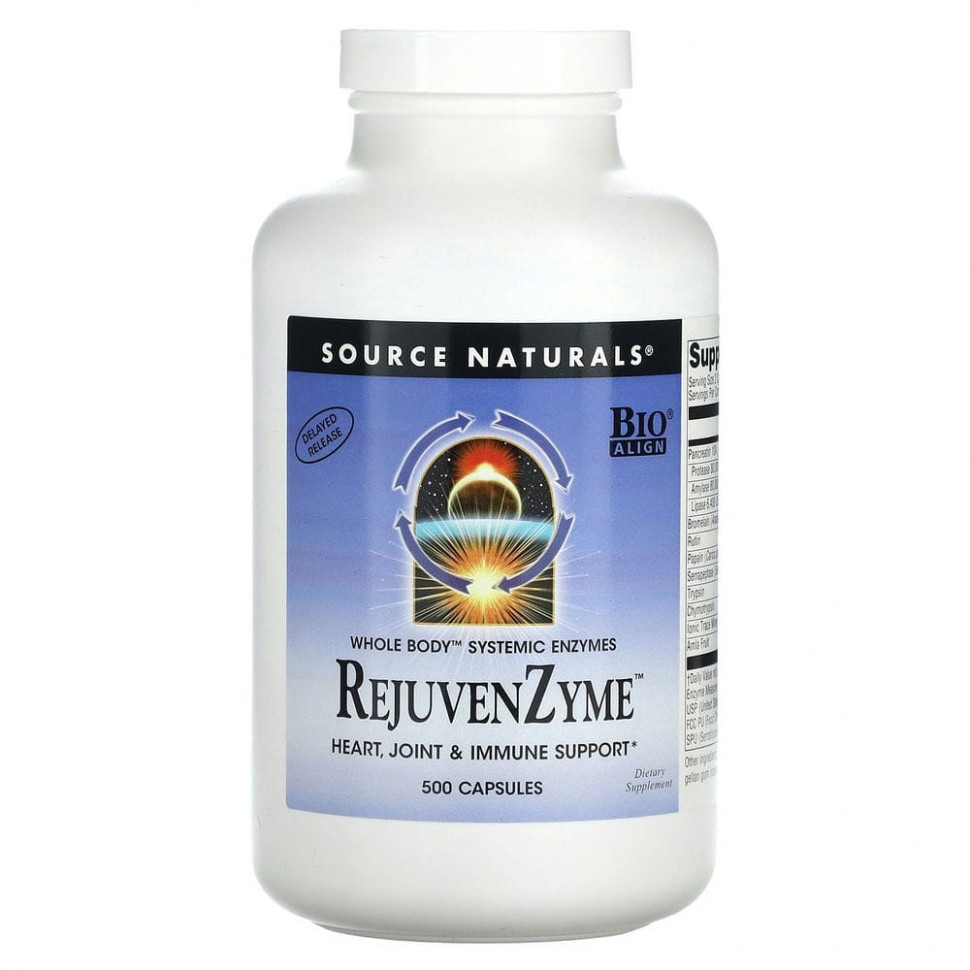   Source Naturals, RejuvenZyme`` 500    -     , -,   
