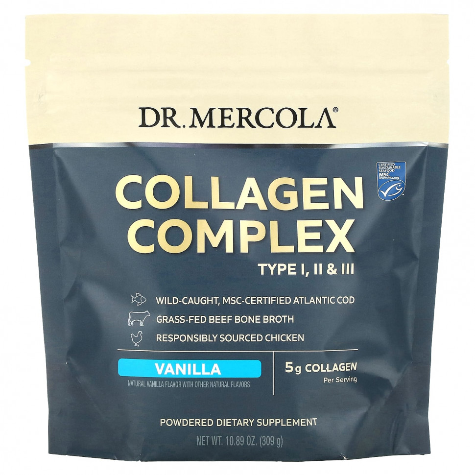   Dr. Mercola, Collagen Complex Type l, ll & lll, , 5 , 309  (10,89 )   -     , -  