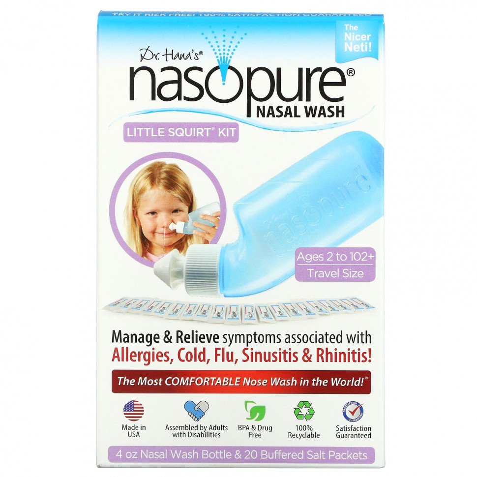   Nasopure,  Wash System, Little Squirt Kit, 1    -     , -  