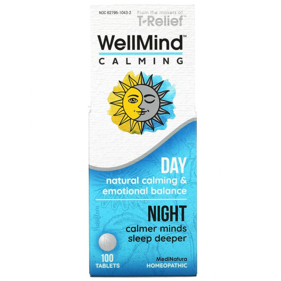   MediNatura, WellMind Calming Tablets,   , 100    -     , -  