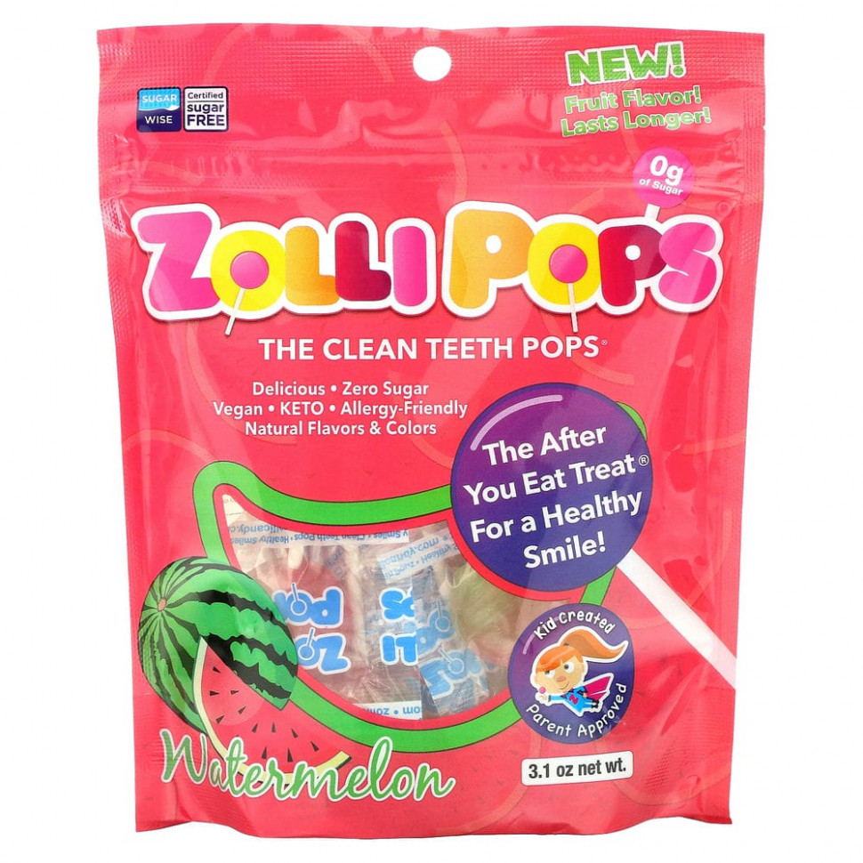   Zollipops, The Clean Teeth Pops, , 3,1    -     , -  