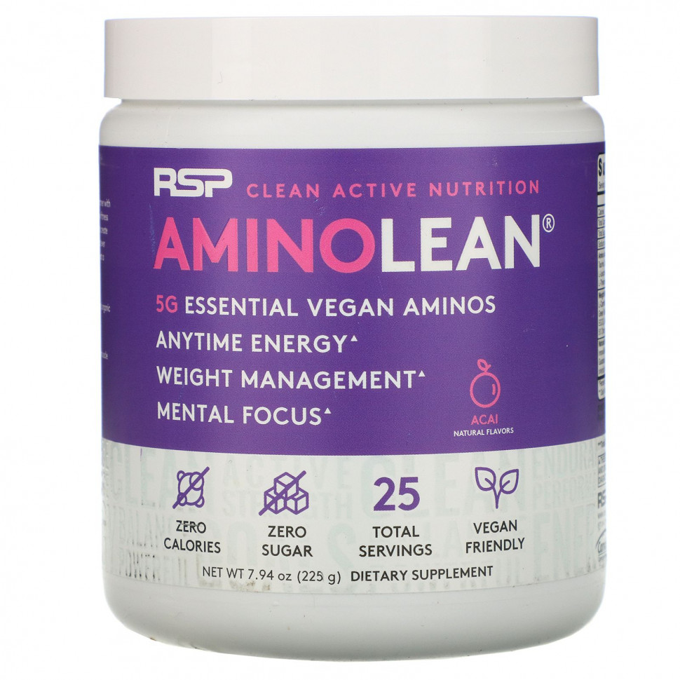   RSP Nutrition, AminoLean,   , , 225  (7,94 )   -     , -  