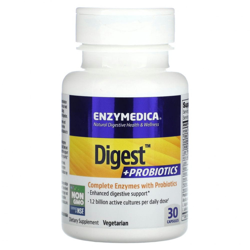   Enzymedica, Digest + Probiotics`` 30    -     , -  