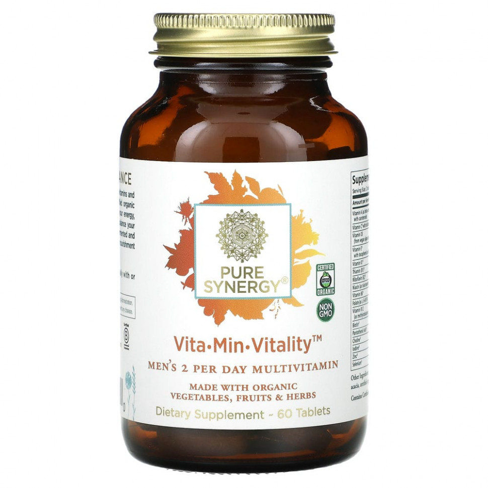   Pure Synergy, Vita-Min-Vitality  , 60    -     , -,   