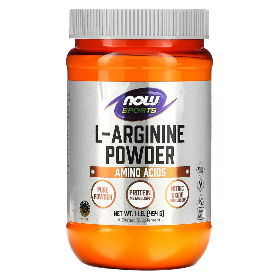   NOW Foods, Sports, L-Arginine Powder, 1  (454 )   -     , -  