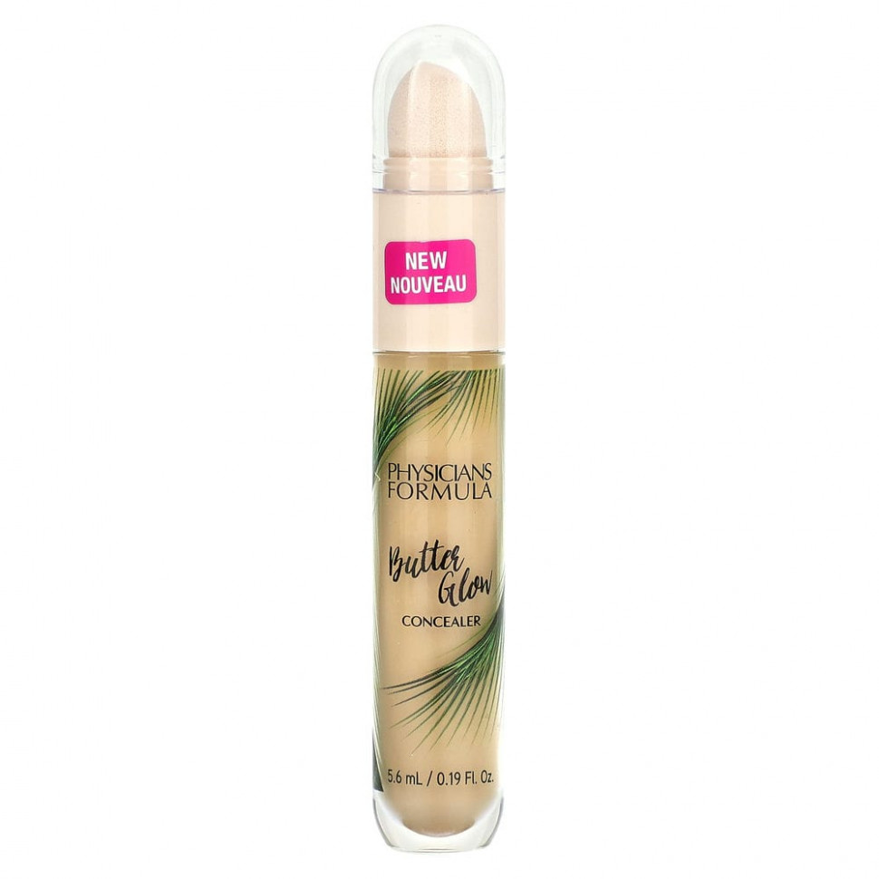   Physicians Formula, Butter Glow Concealer, Medium-To-Tan, 0.19 fl oz (5.6 ml)   -     , -  