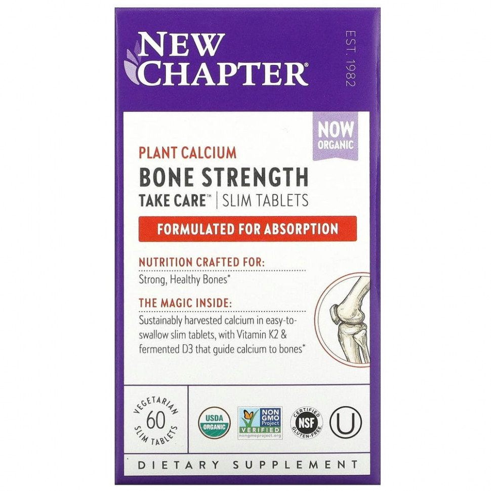   New Chapter, Bone Strength Take Care, 60        -     , -,   
