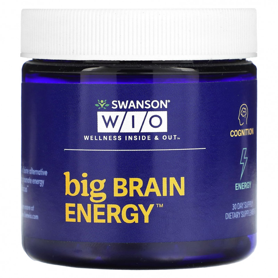  Swanson WIO, Big Brain Energy, 30   IHerb ()