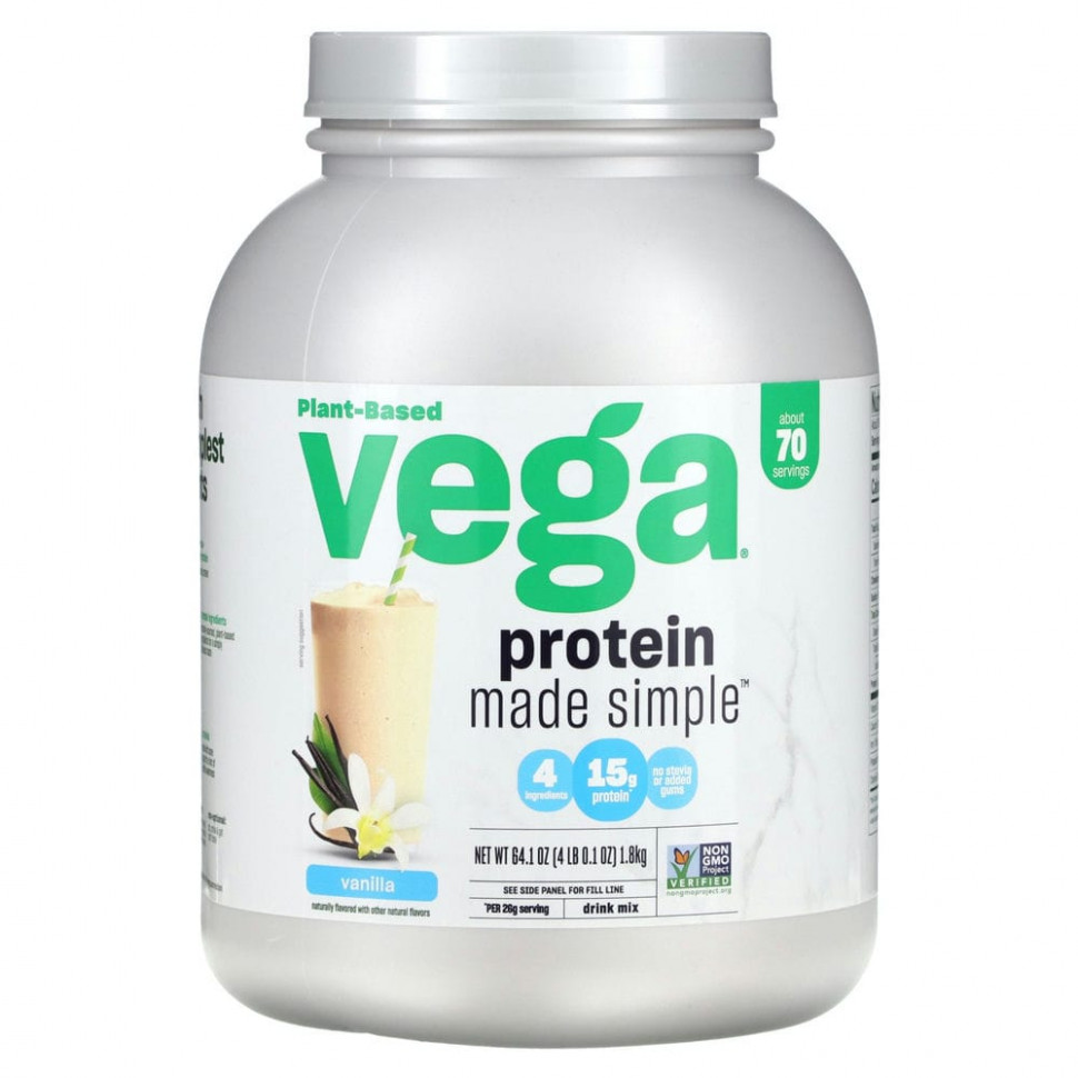   Vega, Plant-Based Protein Made Simple, , 4  (0,1 )   -     , -  