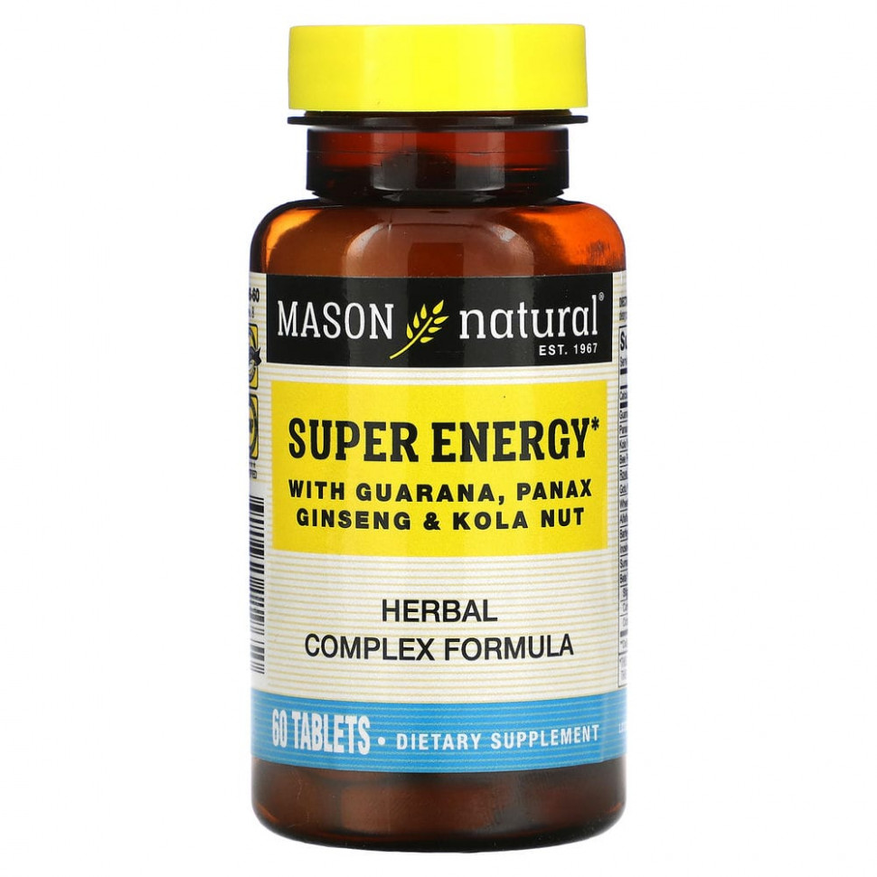   Mason Natural, Super Energy  ,    , 60    -     , -  