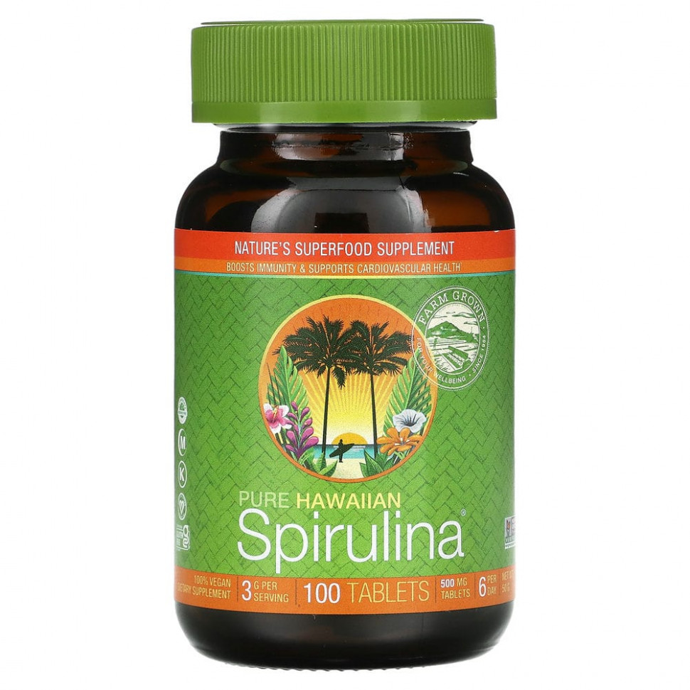   Nutrex Hawaii, Pure Hawaiian Spirulina, 100    -     , -  