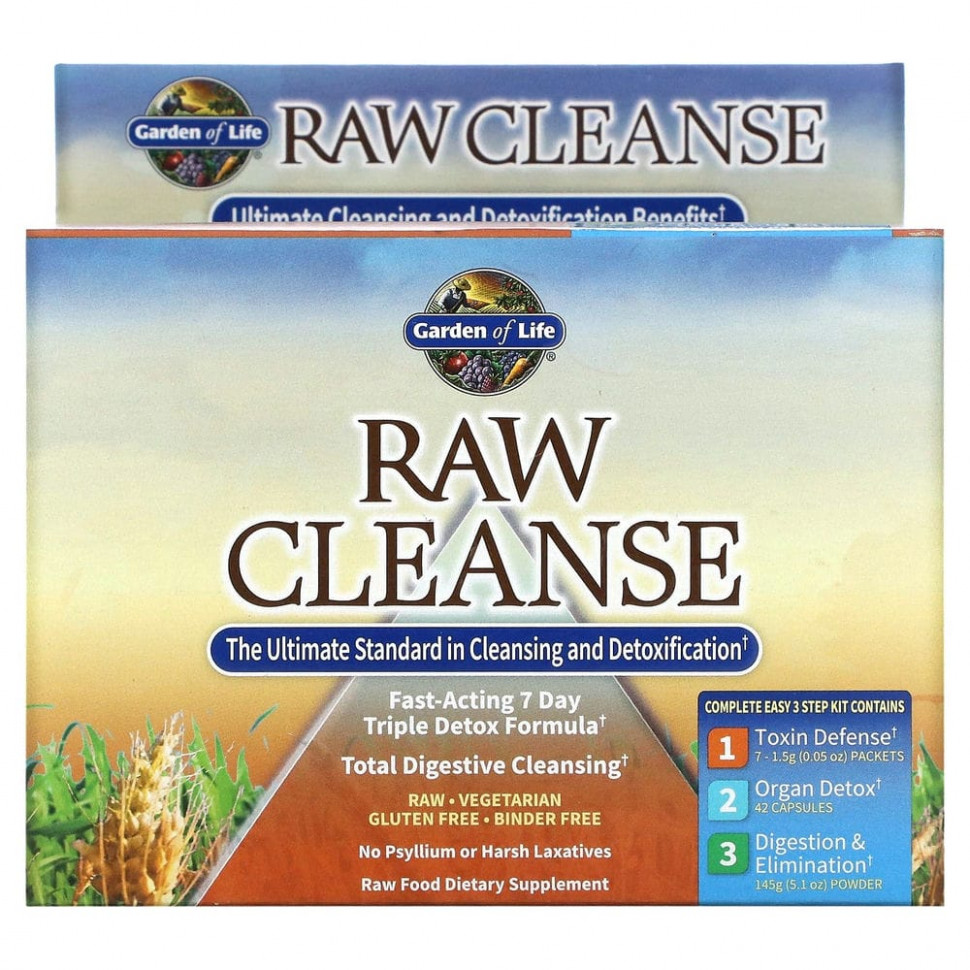  Garden of Life, RAW Cleanse,     ,   3 ,     -     , -,   