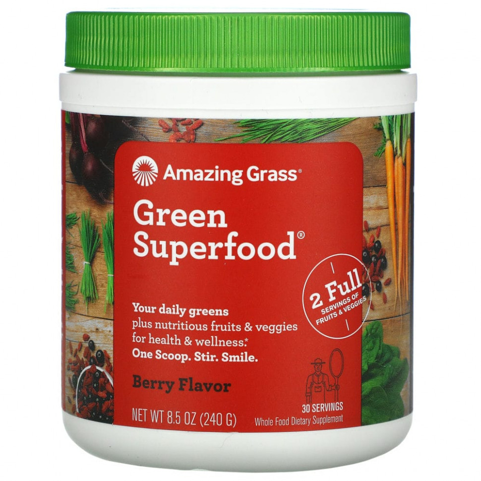   Amazing Grass, Green Superfood, , 240  (8,5 )   -     , -  