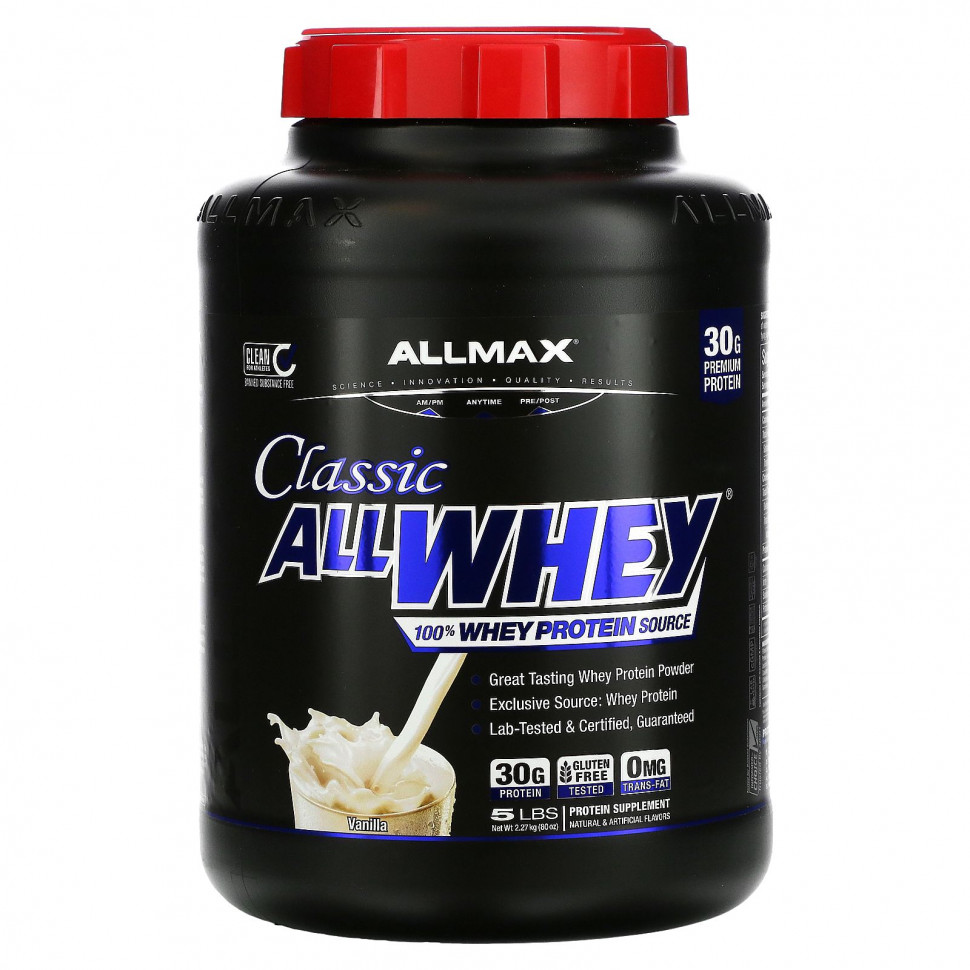   ALLMAX Nutrition, AllWhey Classic, 100%-  ,  , 5  (2,27 )   -     , -  