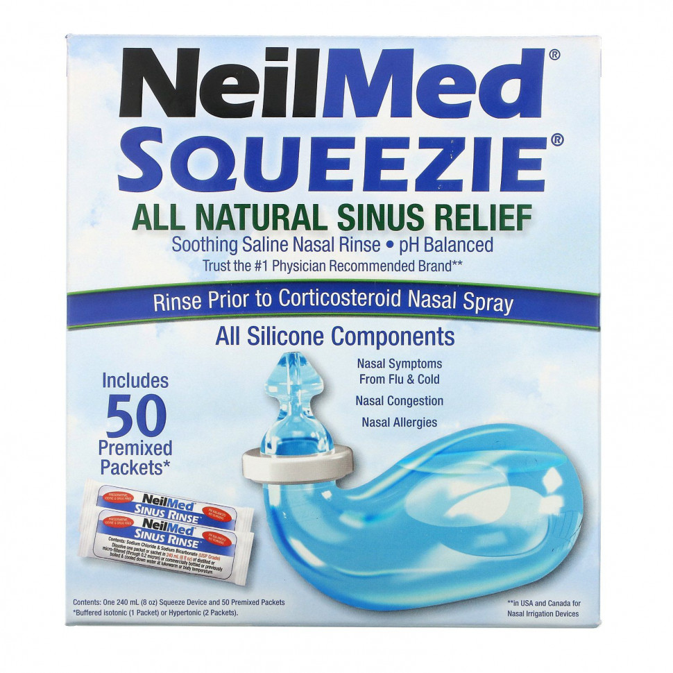   Squip, Squeezie, All Natural Sinus Relief, 1 Kit   -     , -,   