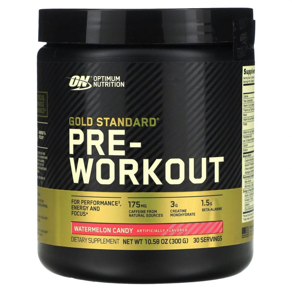   Optimum Nutrition, Gold Standard Pre-Workout,  , 300  (10,58 )   -     , -  