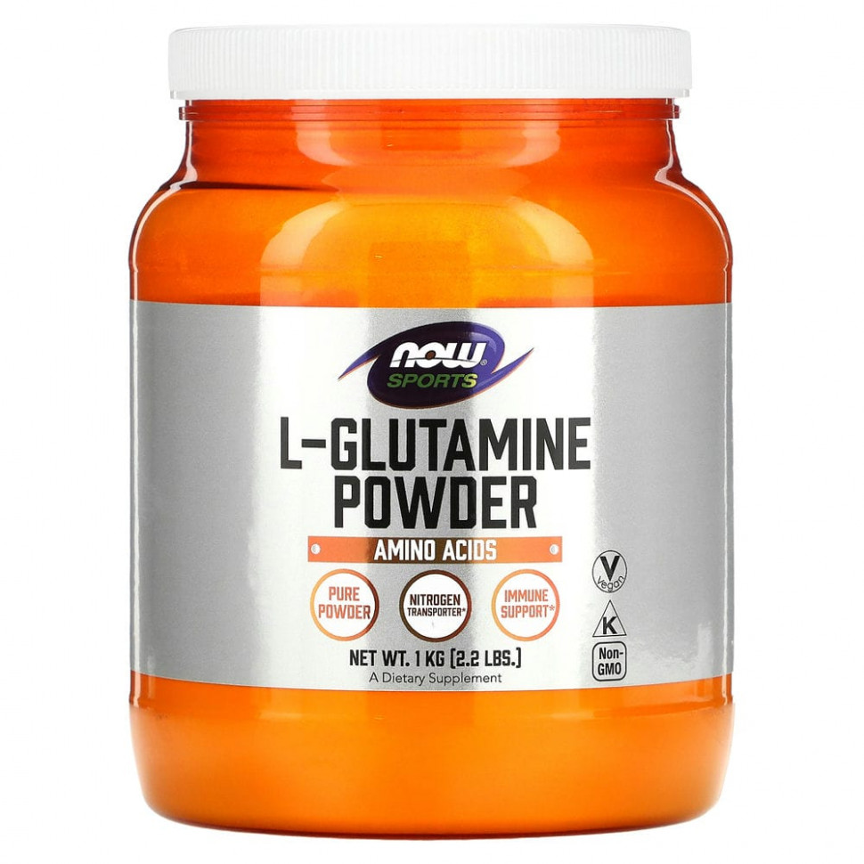   NOW Foods, Sports, L-Glutamine Powder, 2,2  (1 )   -     , -,   