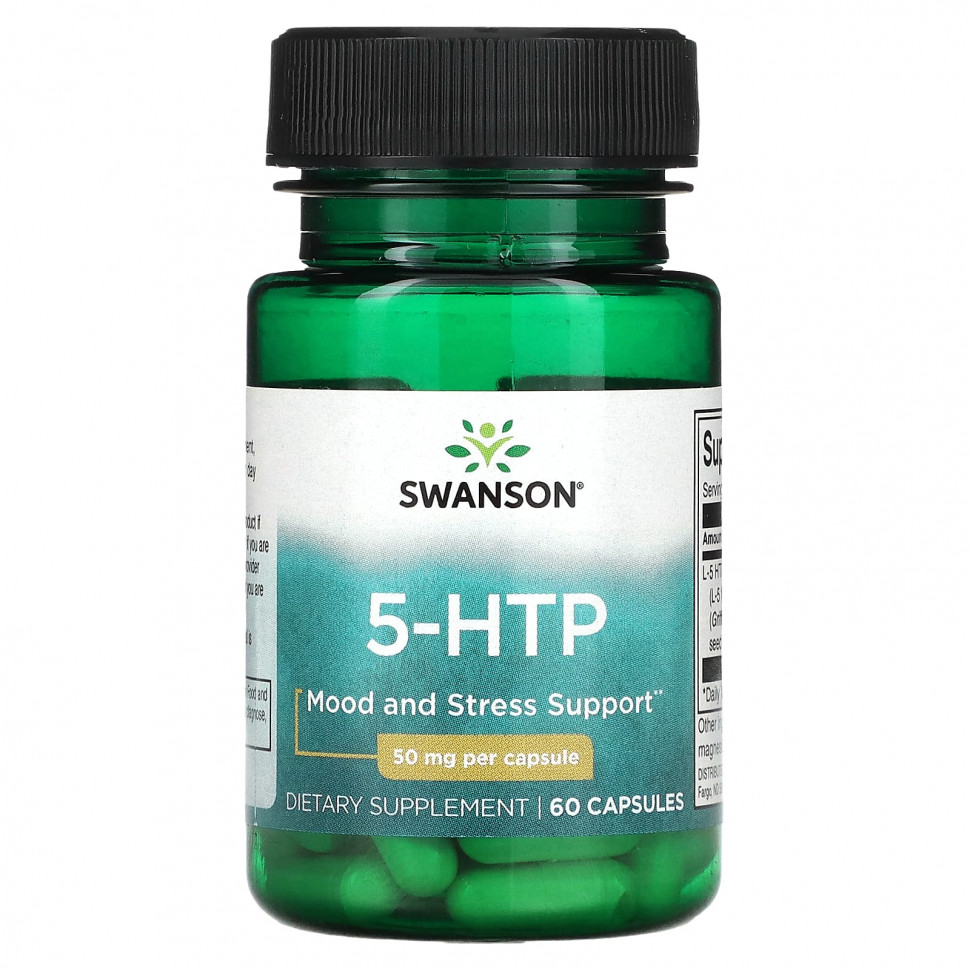   Swanson, 5-HTP, 50 , 60    -     , -,   