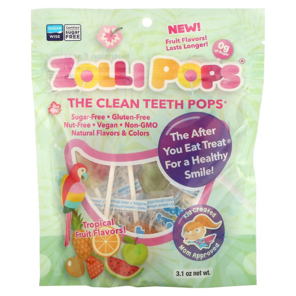   Zollipops, Zollipops, The Clean Teeth Pops,    , 3,1    -     , -  