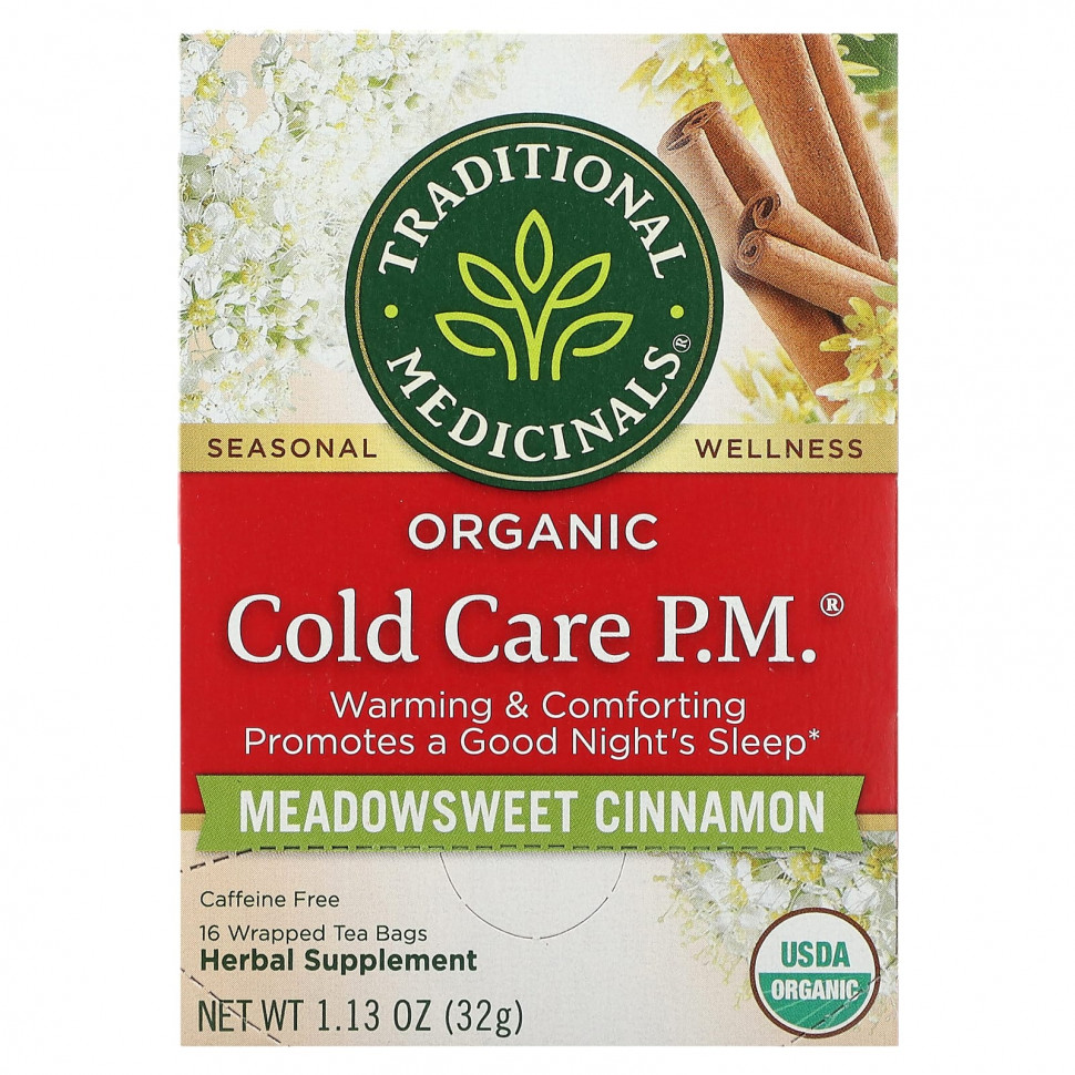   Traditional Medicinals, Organic Cold Care PM, , ,  , 16    , 32  (1,13 )    -     , -  