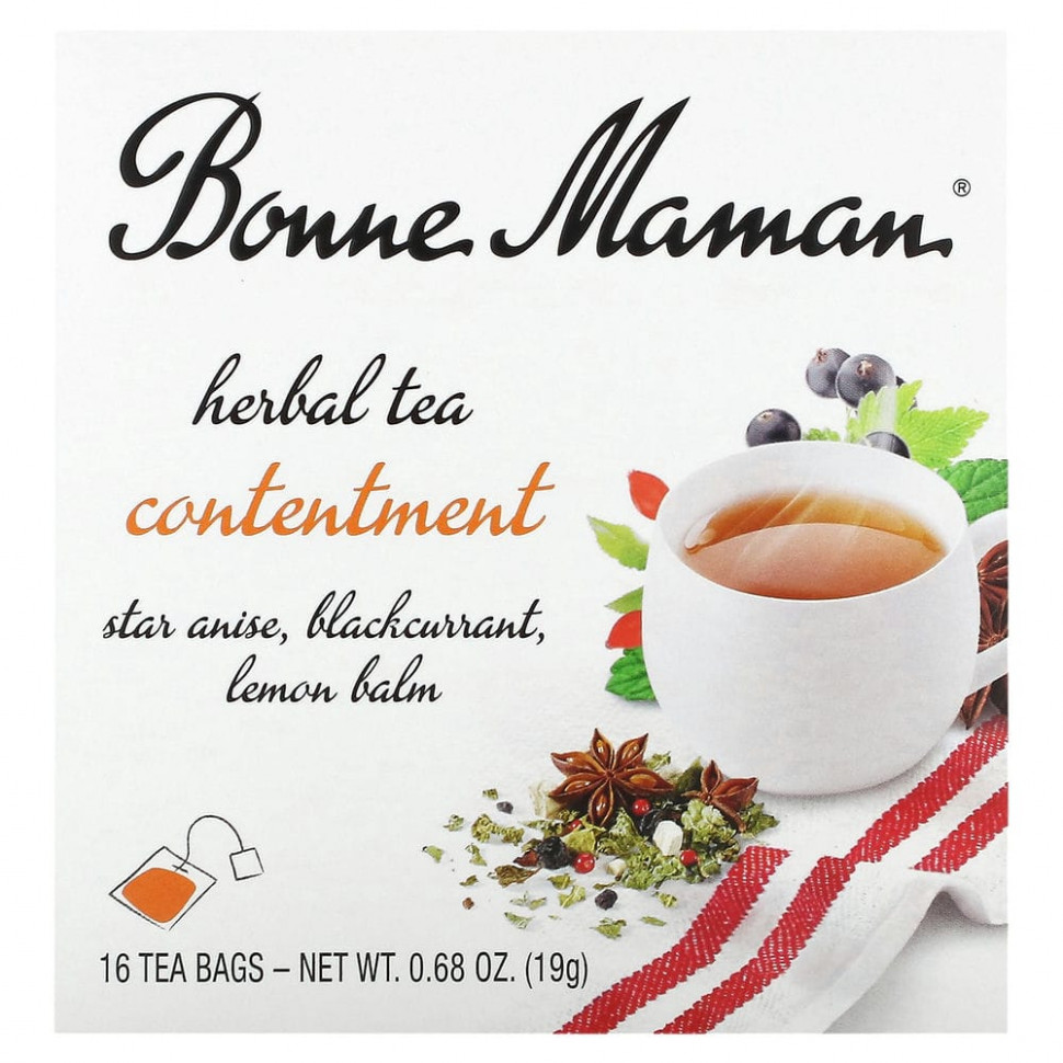   Bonne Maman, Herbal Tea, Contentment,  , 16    1,2  (0,04 )   -     , -  