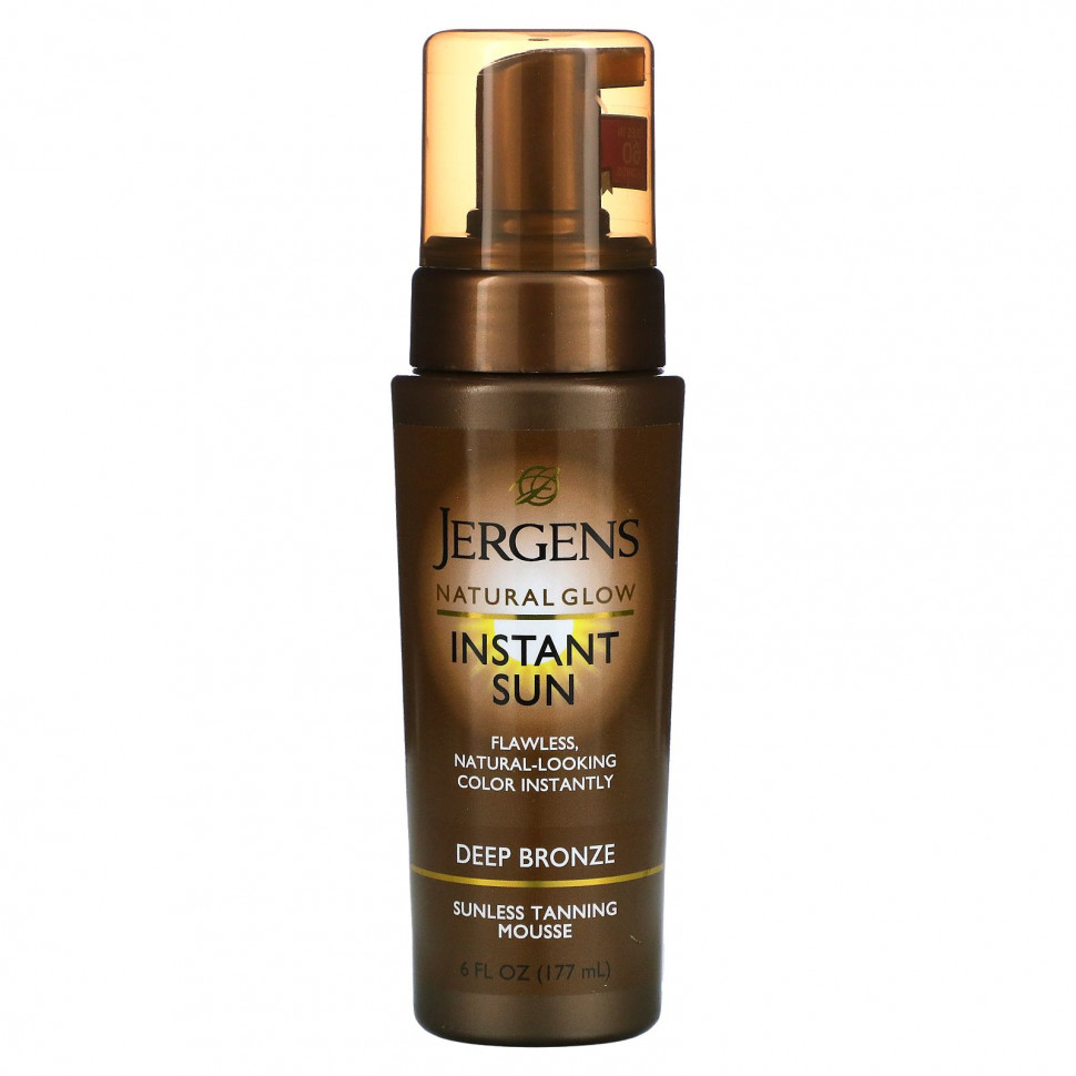   Jergens,    Natural Glow, Instant Sun,  Deep Bronze, 177    -     , -  