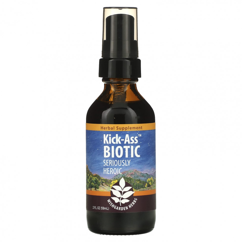   WishGarden Herbs, Kick-Ass Biotic, Seriously Heroic, 59  (2 . )   -     , -  