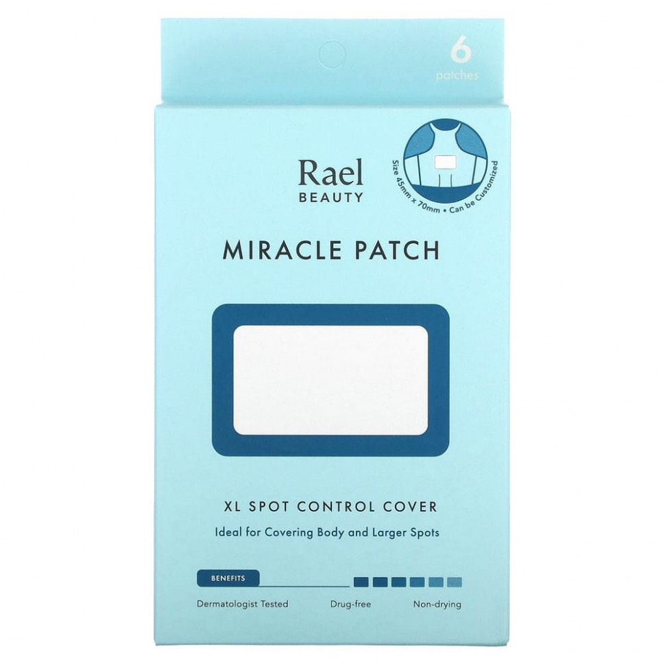   Rael, Inc., Beauty, Miracle Patch,     , XL, 6    -     , -  