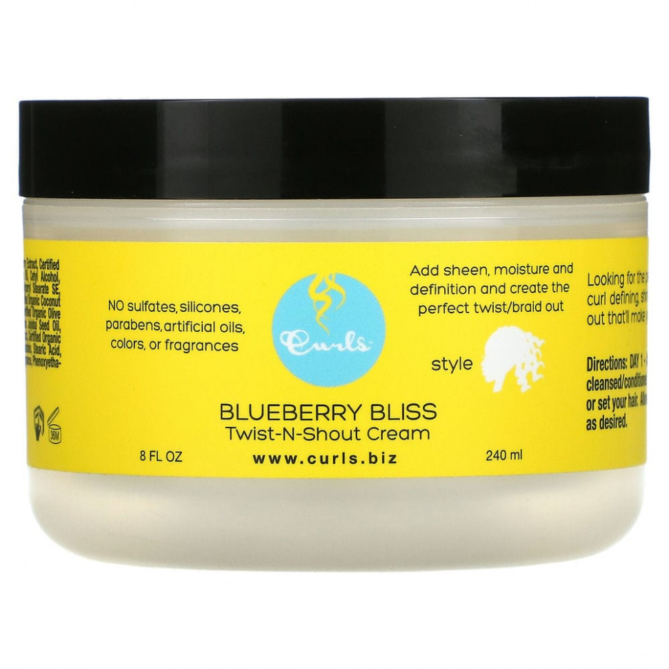   Curls, Blueberry Bliss,  Twist-N-Shout, 240  (8 . )   -     , -  