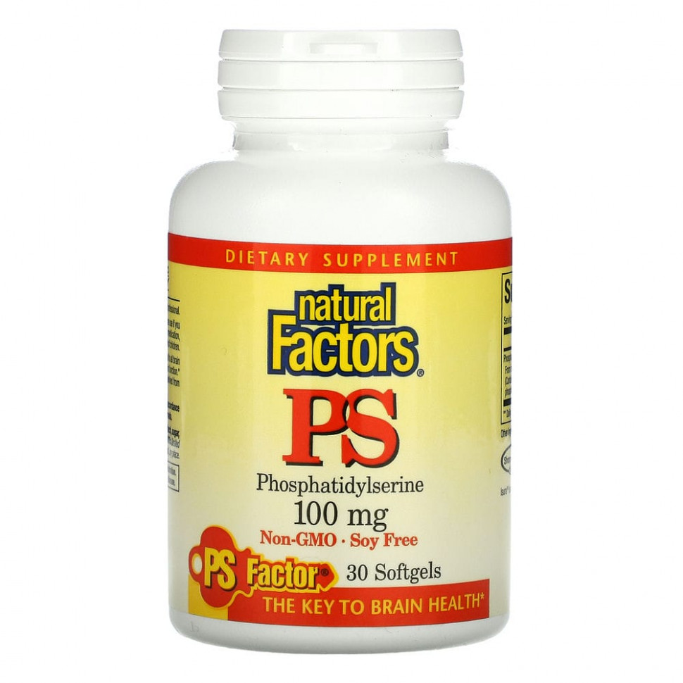  Natural Factors, PS, , 100 , 30    IHerb ()