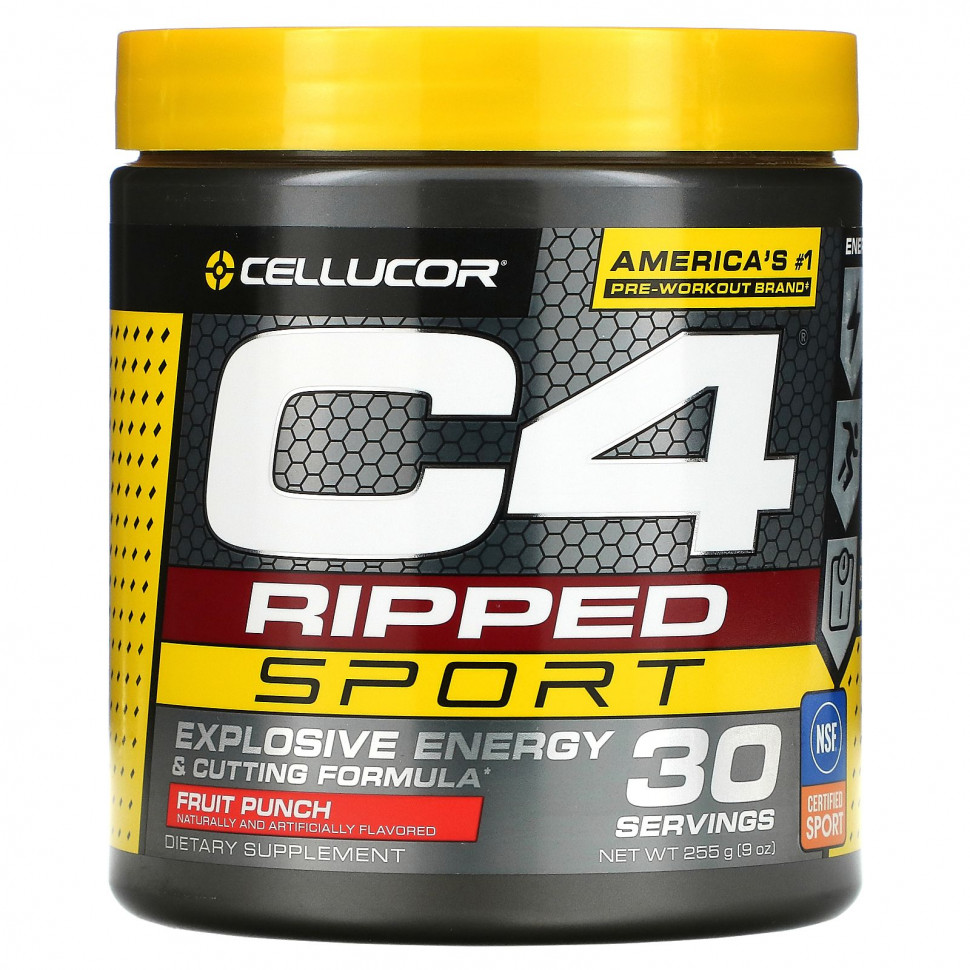   Cellucor, C4 Ripped Sport,  ,  , 255  (9 )   -     , -  