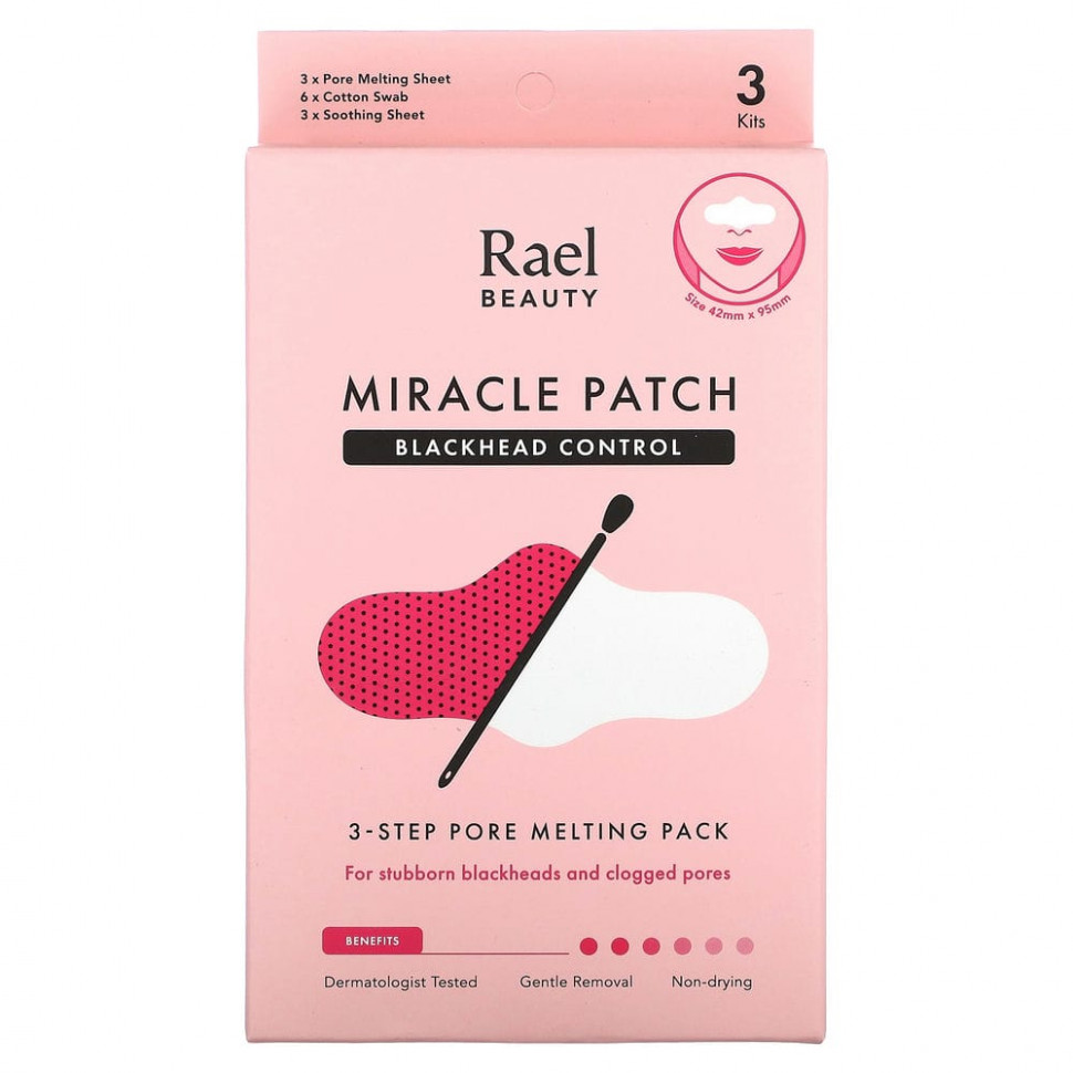   Rael, Inc., Beauty, Miracle Patch,   , 3-    , 1    -     , -  