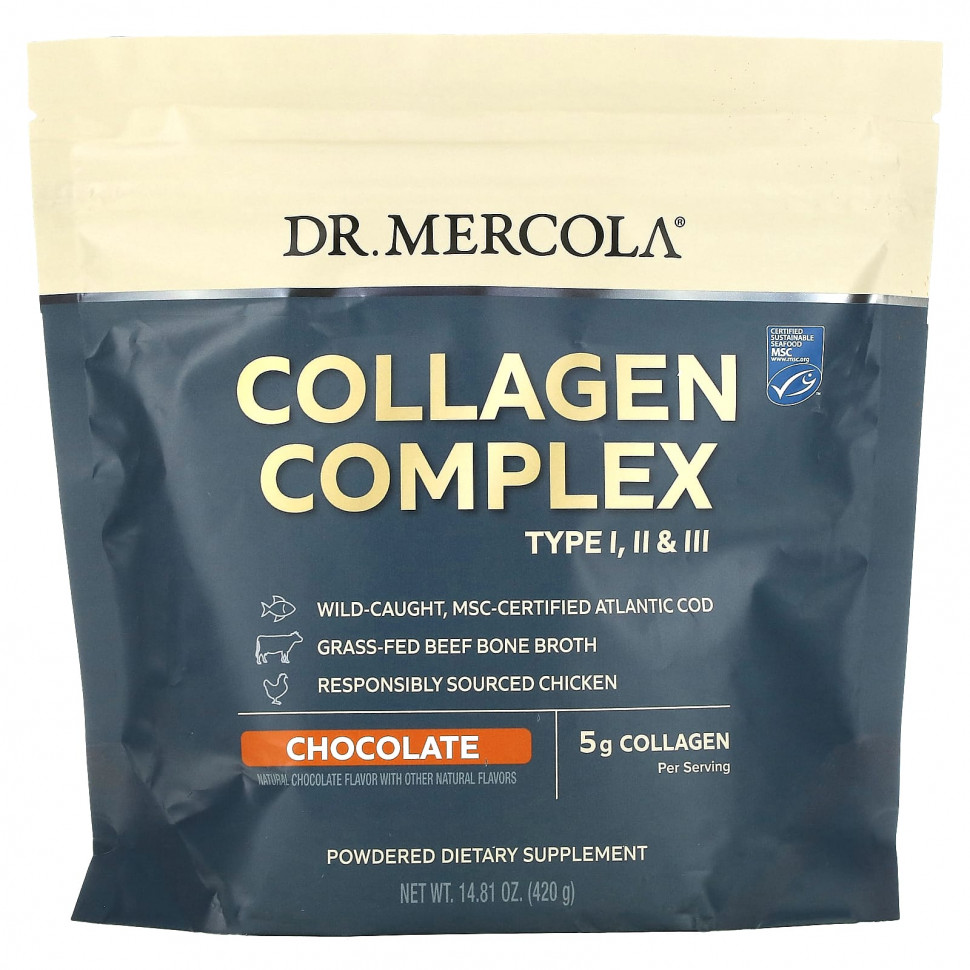   Dr. Mercola, Collagen Complex Type l, ll & lll, , 5 , 420  (14,81 )   -     , -  