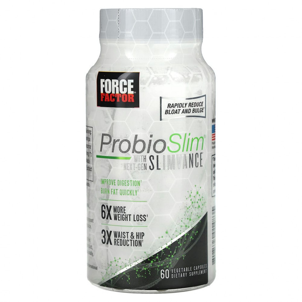  Force Factor, ProbioSlim + Next-Gen SLIMVANCE, 60   IHerb ()