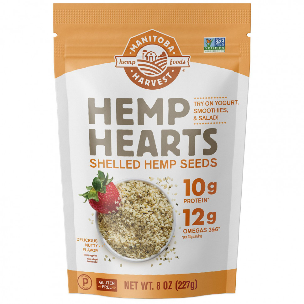   Manitoba Harvest, Hemp Hearts,   ,   , 227  (8 )   -     , -  