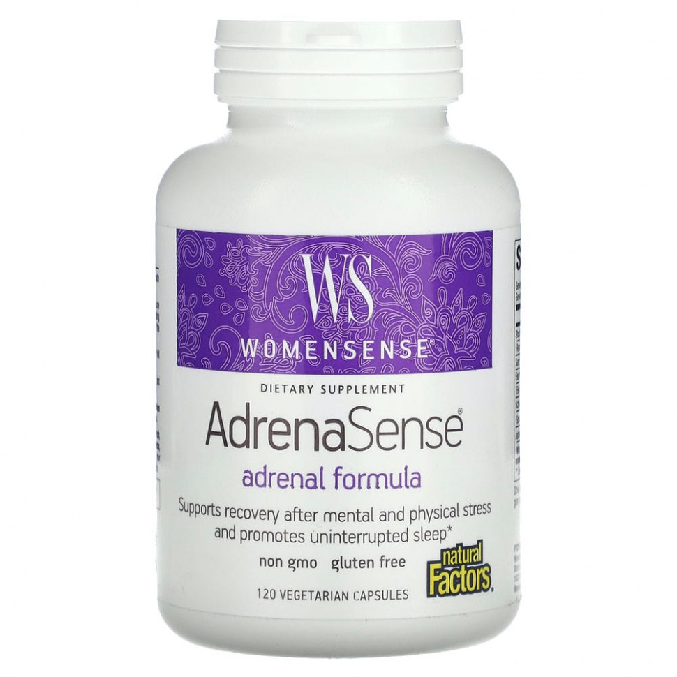   Natural Factors, WomenSense, AdrenaSense,   , 120     -     , -,   