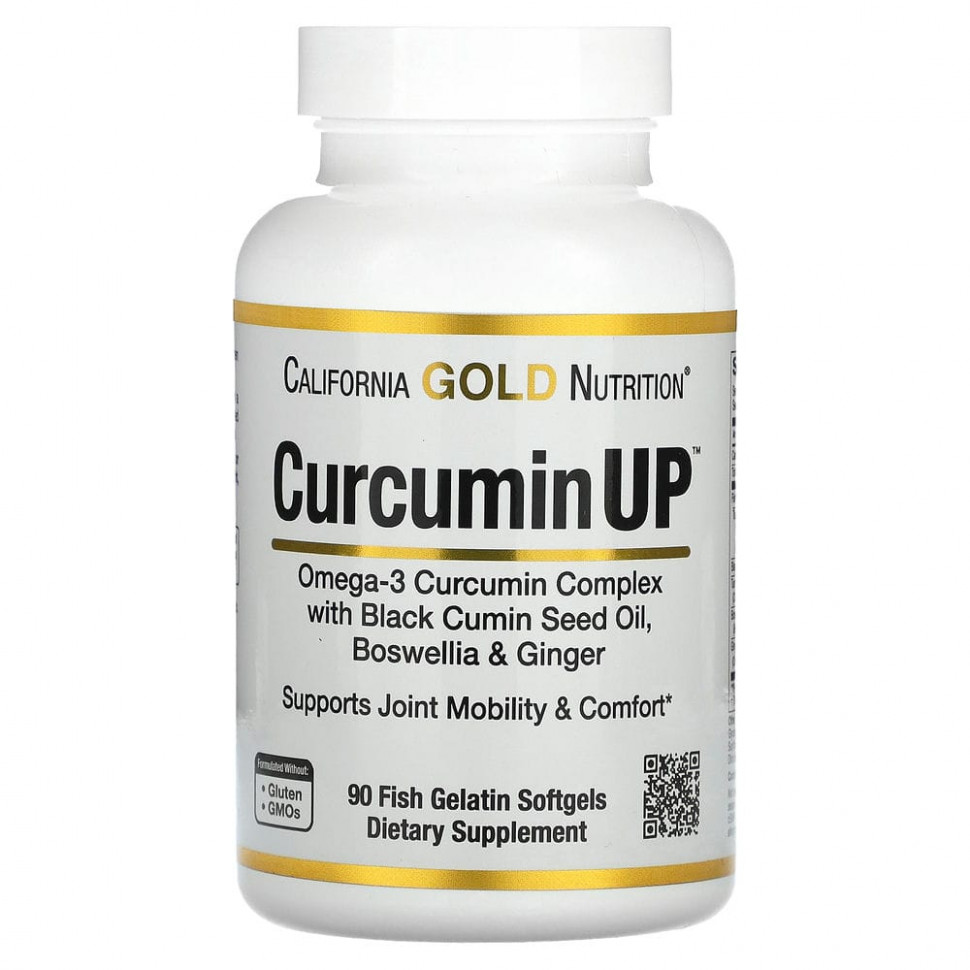   California Gold Nutrition, Curcumin UP,   -3  ,       , 90       -     , -,   
