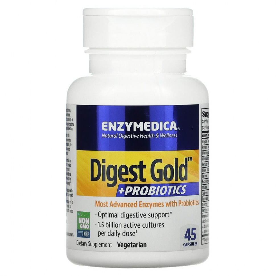   Enzymedica, Digest Gold + , 45    -     , -  