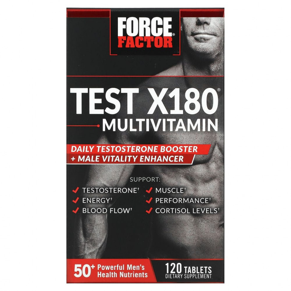   Force Factor,  Test X180, 120    -     , -  