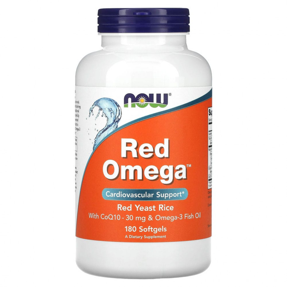   NOW Foods, Red Omega, 180     -     , -  