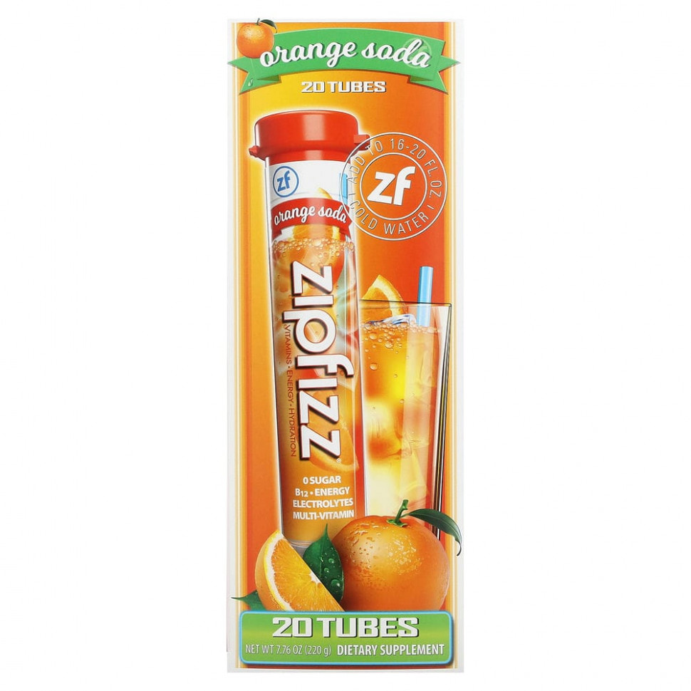   Zipfizz, Energy Drink Mix,  , 20 , 11  (0,39 )   -     , -,   