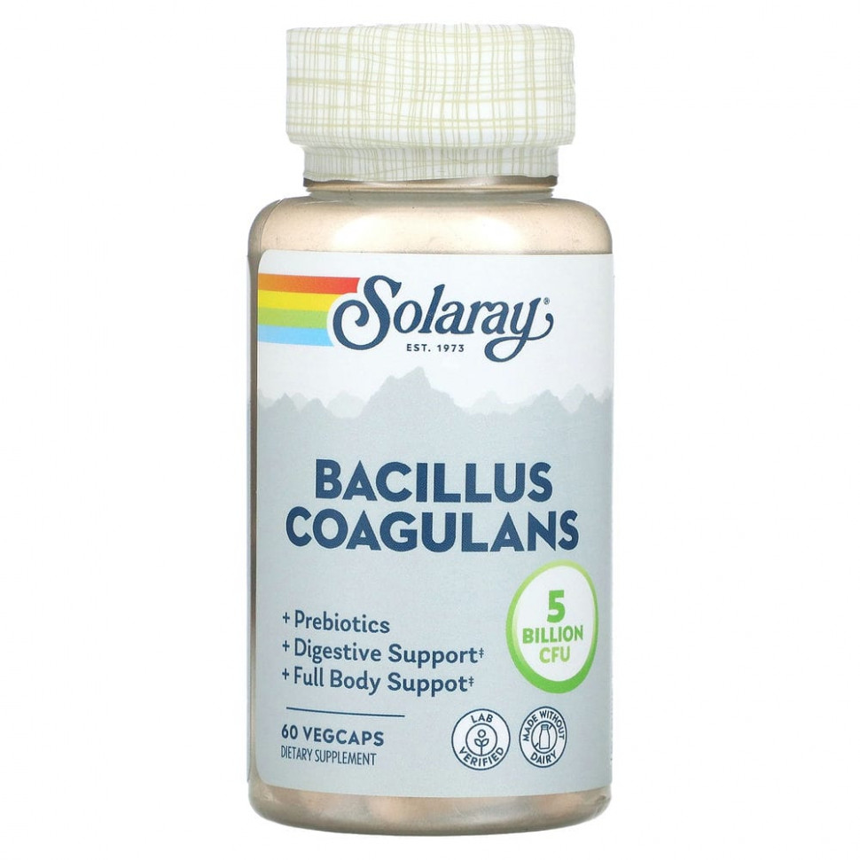  Solaray,    (B. coagulans), 2,5   , 60    IHerb ()